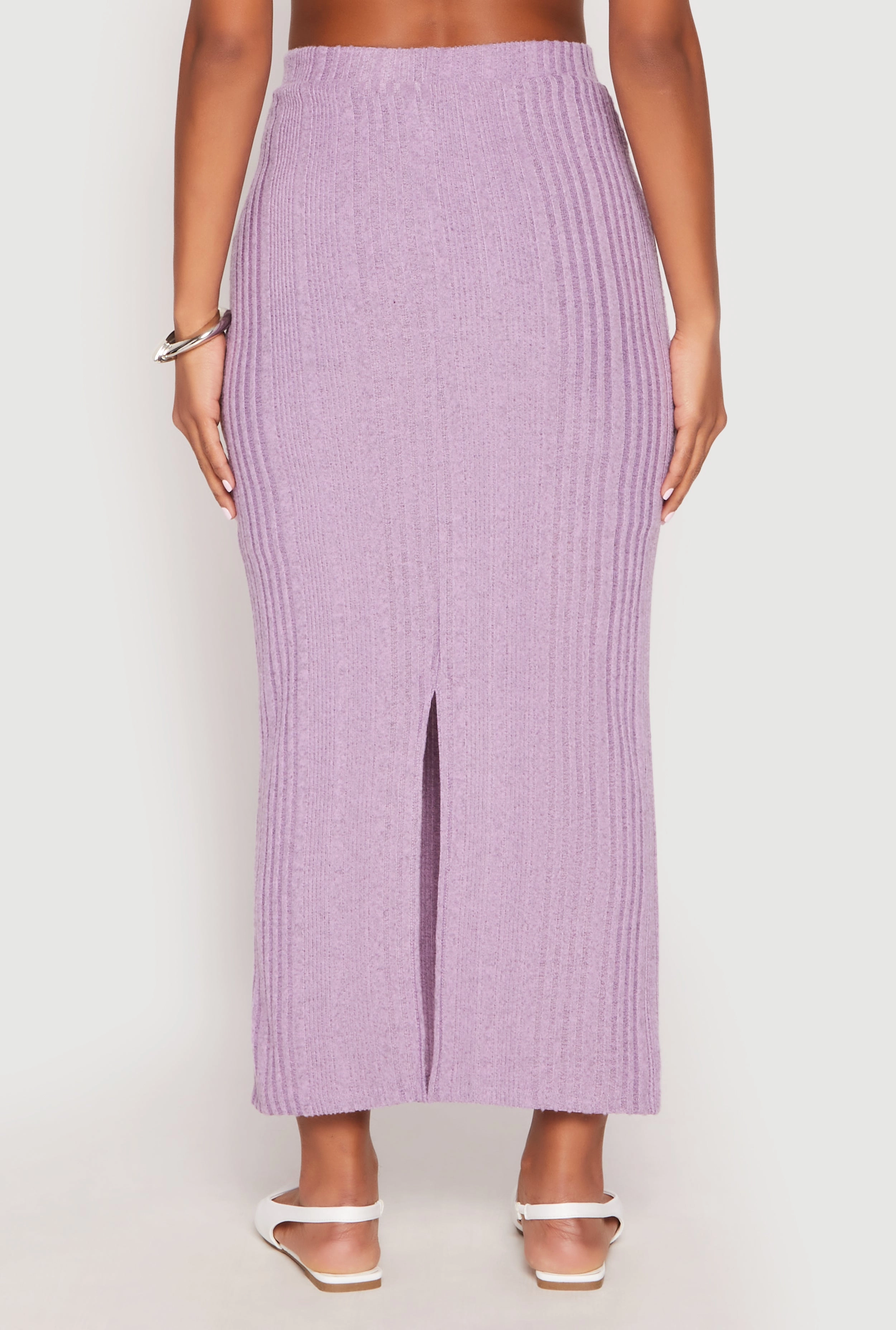 Almost Famous Brushed Knit Maxi Skirt