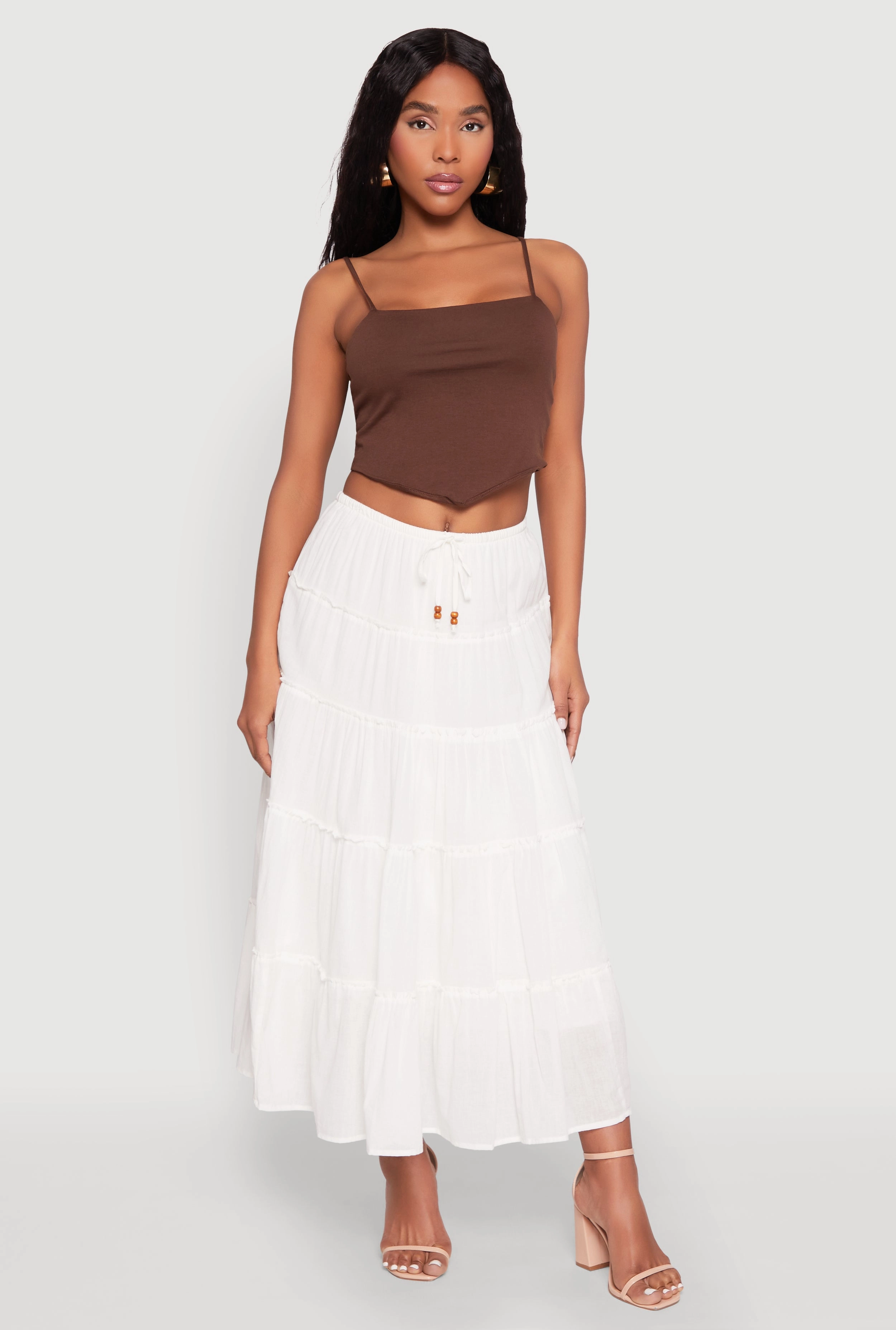 Almost Famous Tiered Skirt
