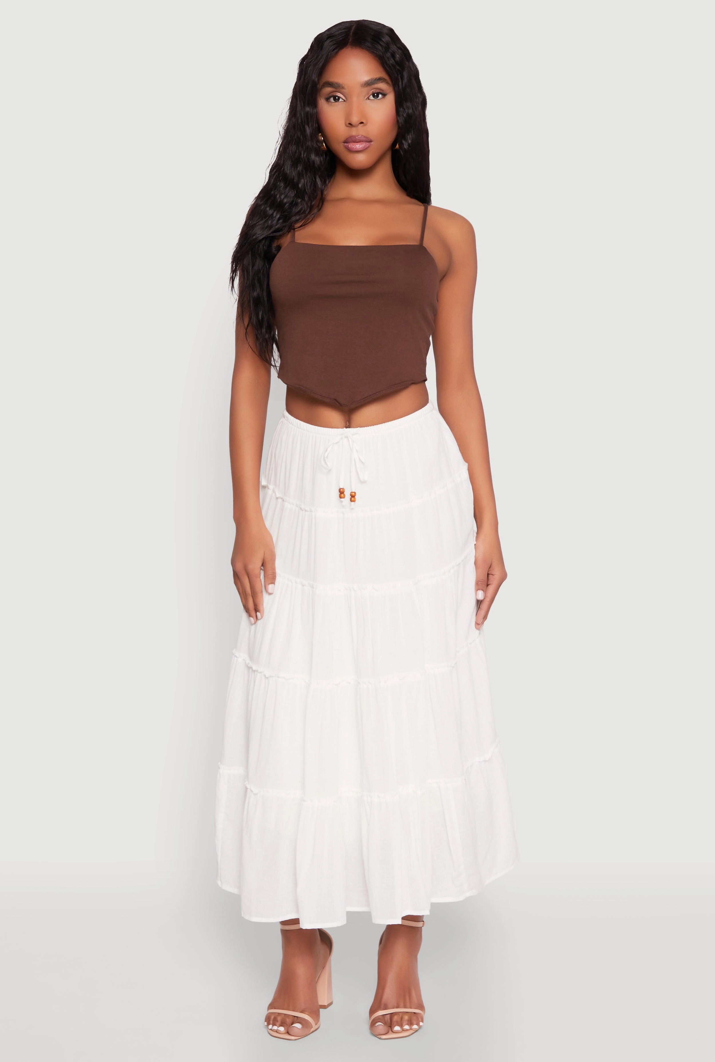 Almost Famous Tiered Skirt