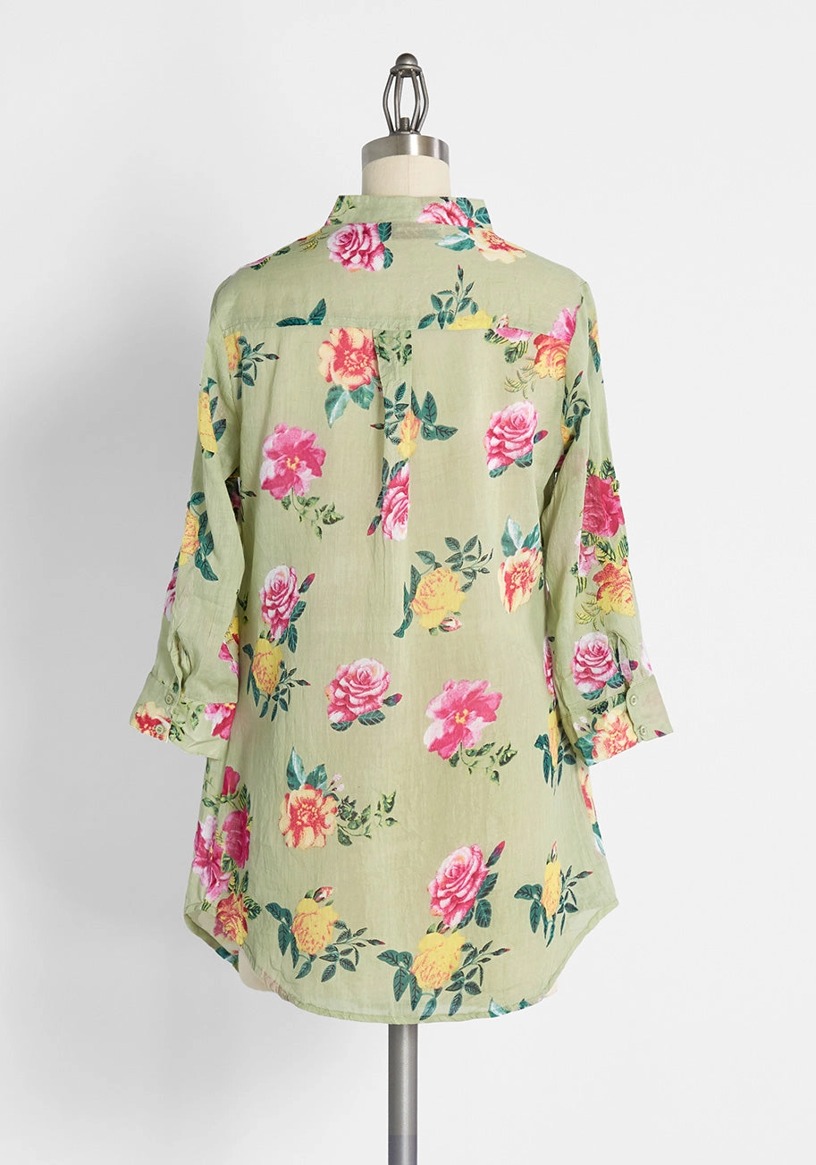 Back Road Ramble Cotton Tunic