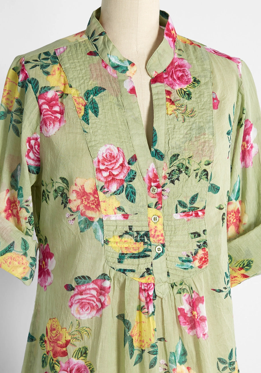 Back Road Ramble Cotton Tunic
