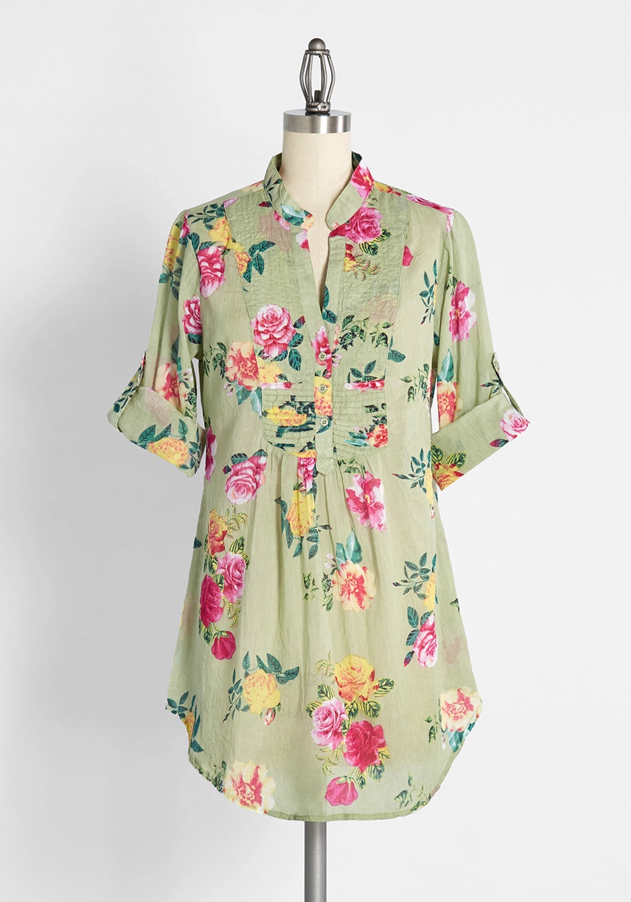 Back Road Ramble Cotton Tunic