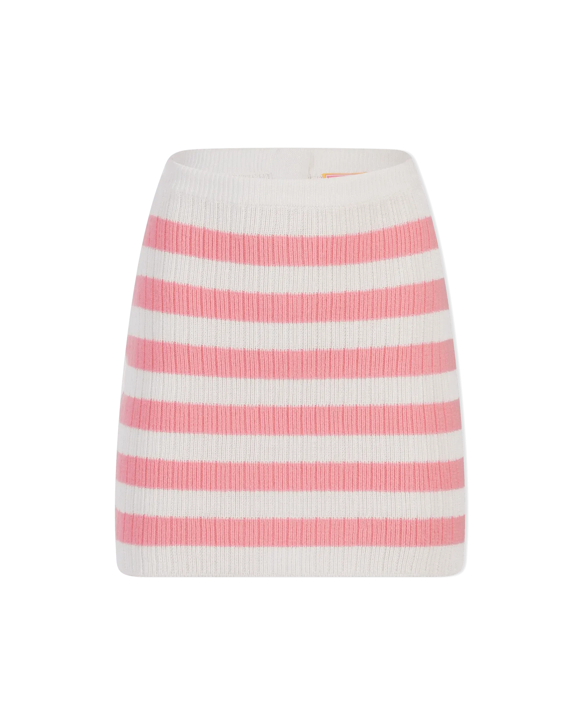 Balmain X Barbie Striped Knit Mini Skirt