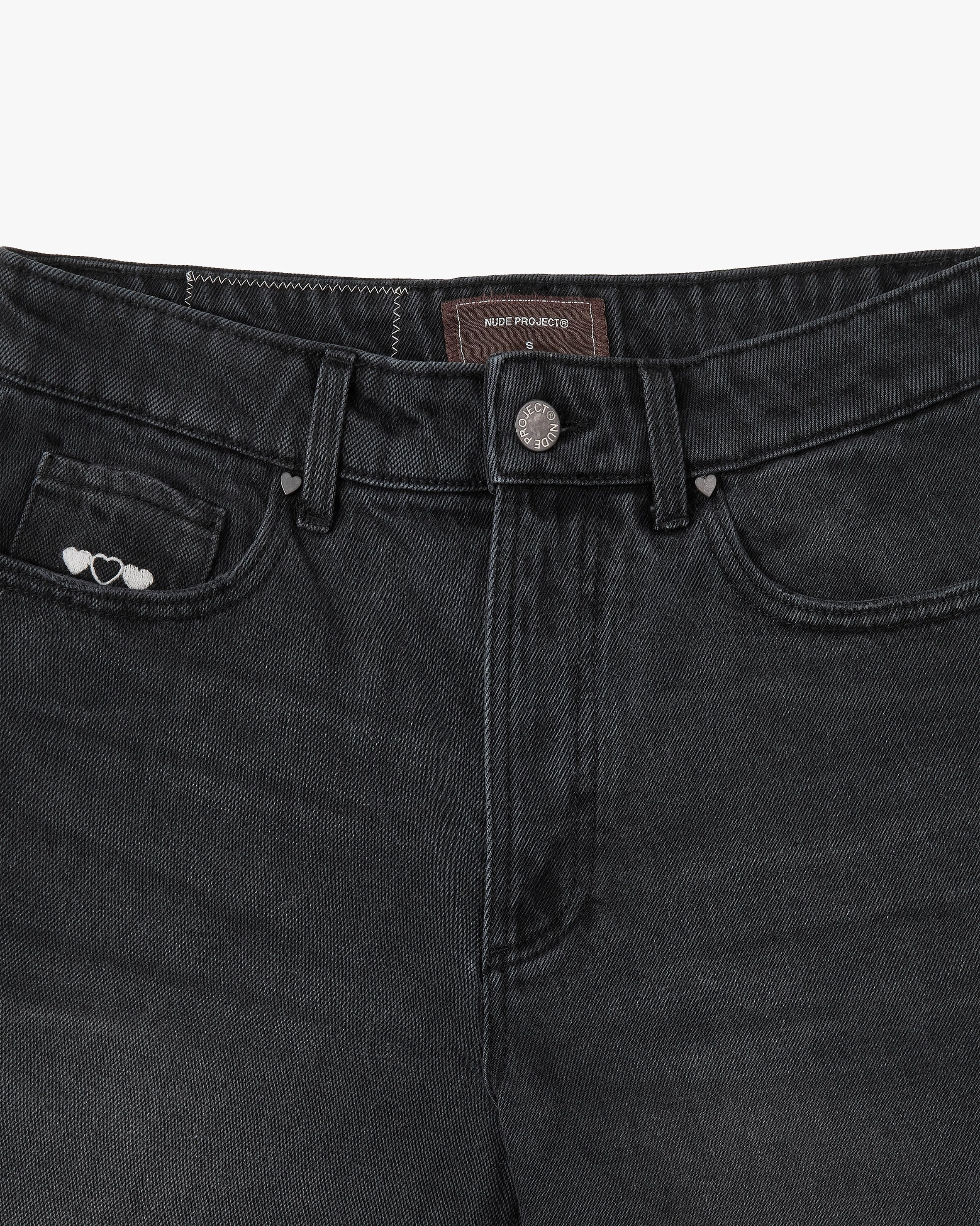 Basic Denim Shorts Black