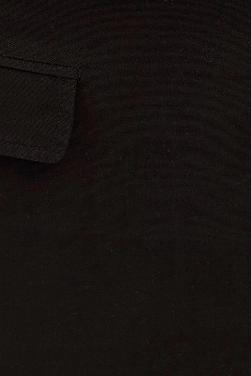 Black Low Rise Skirt Mini