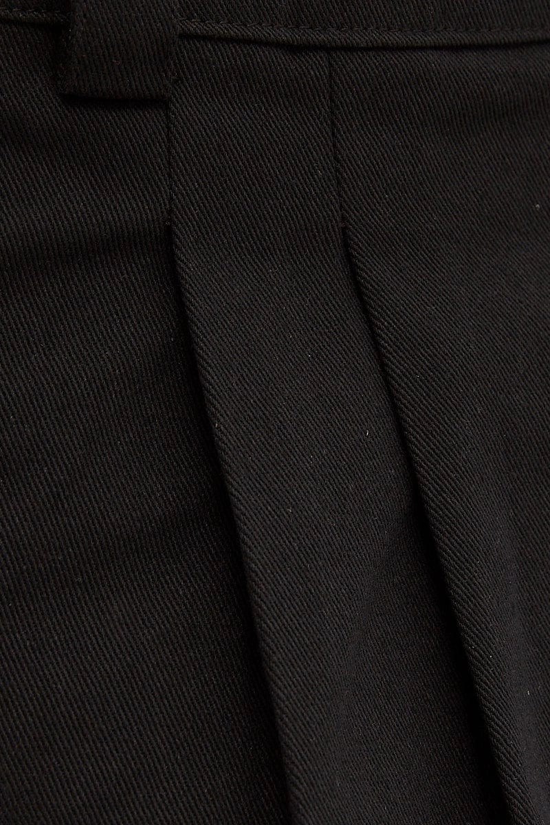 Black Mini Skirt Low Rise