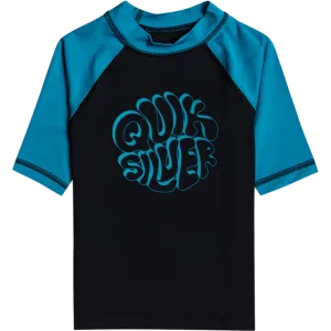 Boys' Bubble Trouble Short Sleeve UPF Rashguard