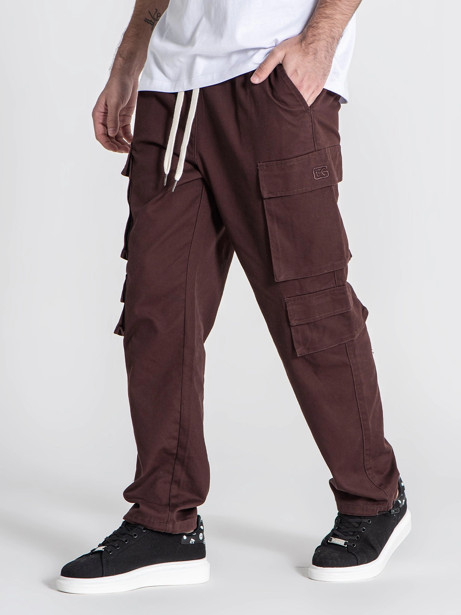 Burgundy Utility Pants