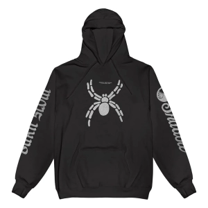 Burn Slow x Shadow Riding Gear Spider Logo Pullover Hoodie - Black
