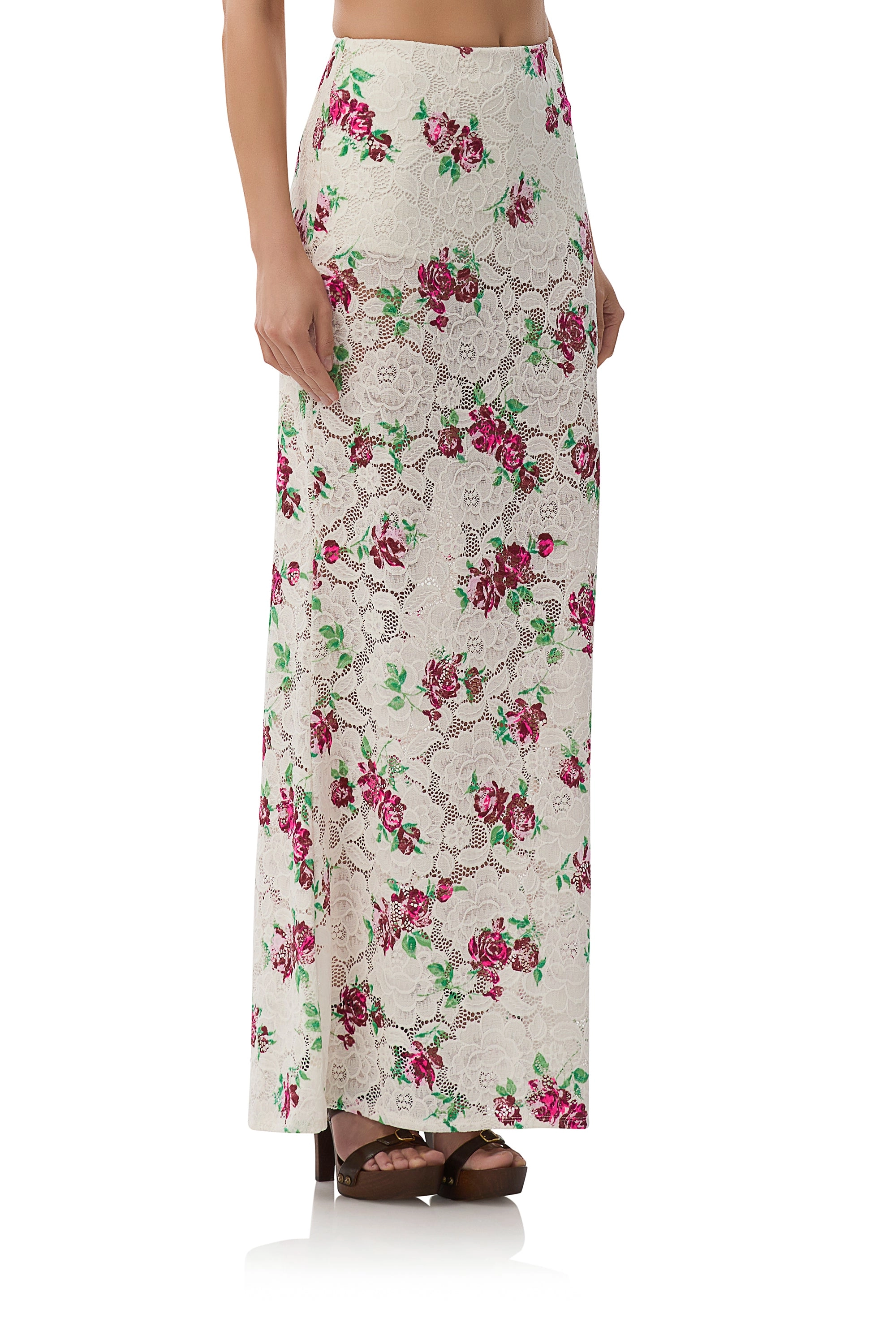 Caella Skirt - Romance Rose