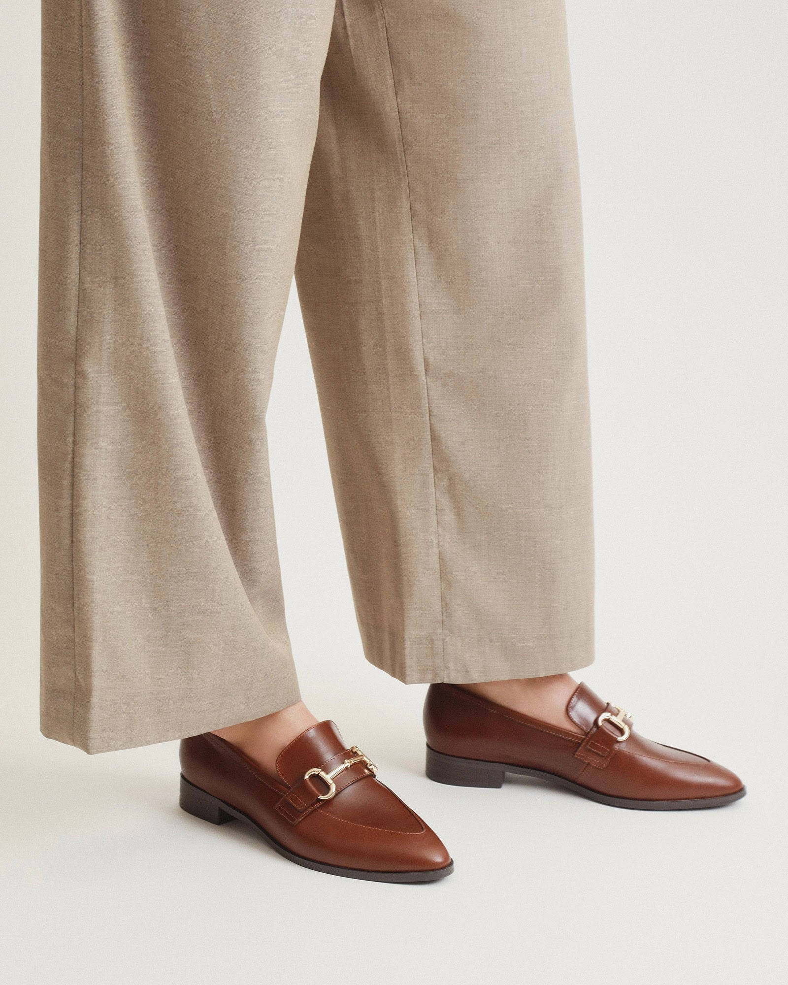 CECILIA LOAFERS DARK CHOC LEATHER