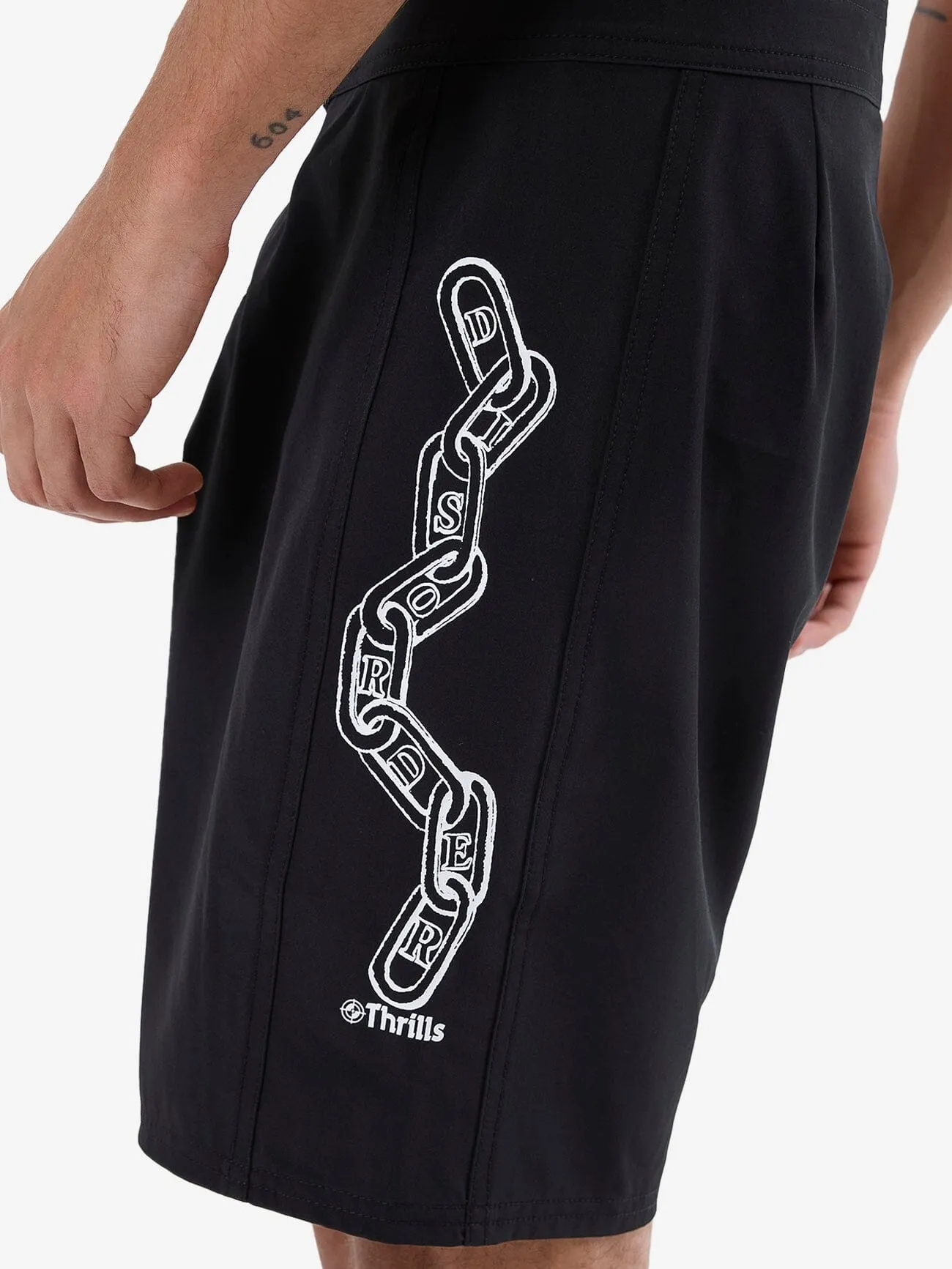 Chain Of Disorder Boardshort - Black