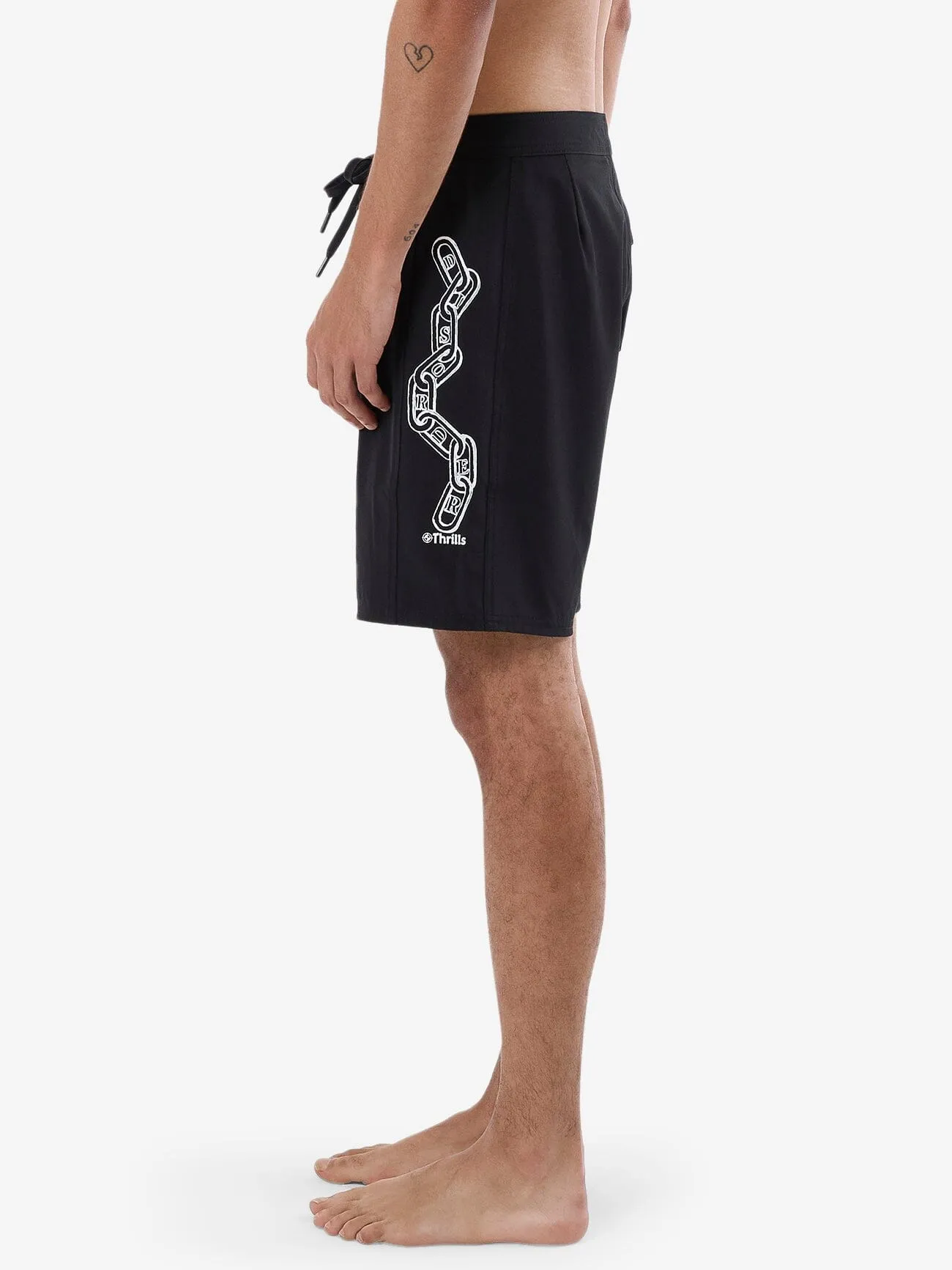 Chain Of Disorder Boardshort - Black