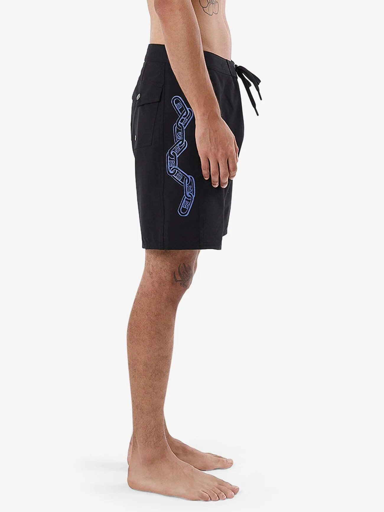 Chain Of Disorder Boardshort - Black