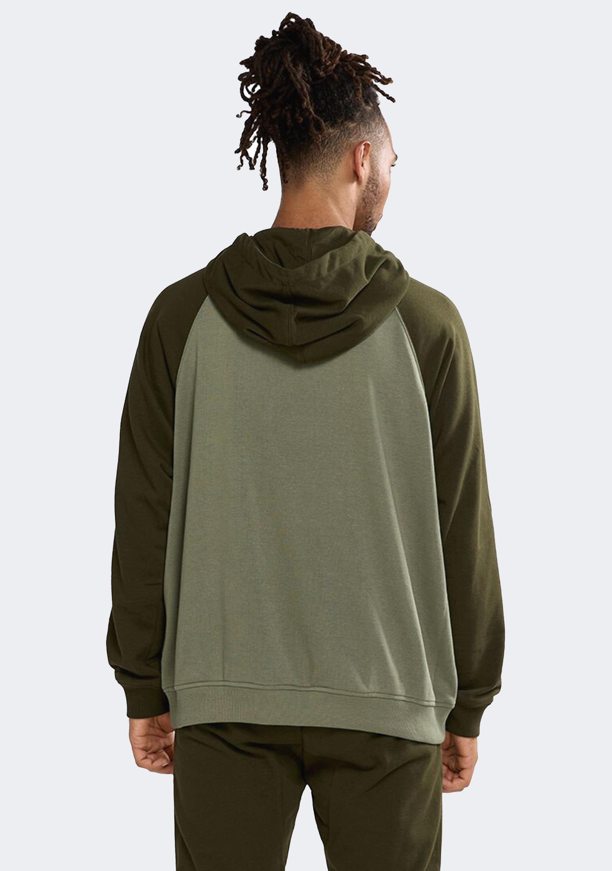 Champion Mens Lightweight Terry Colour Block Hoodie