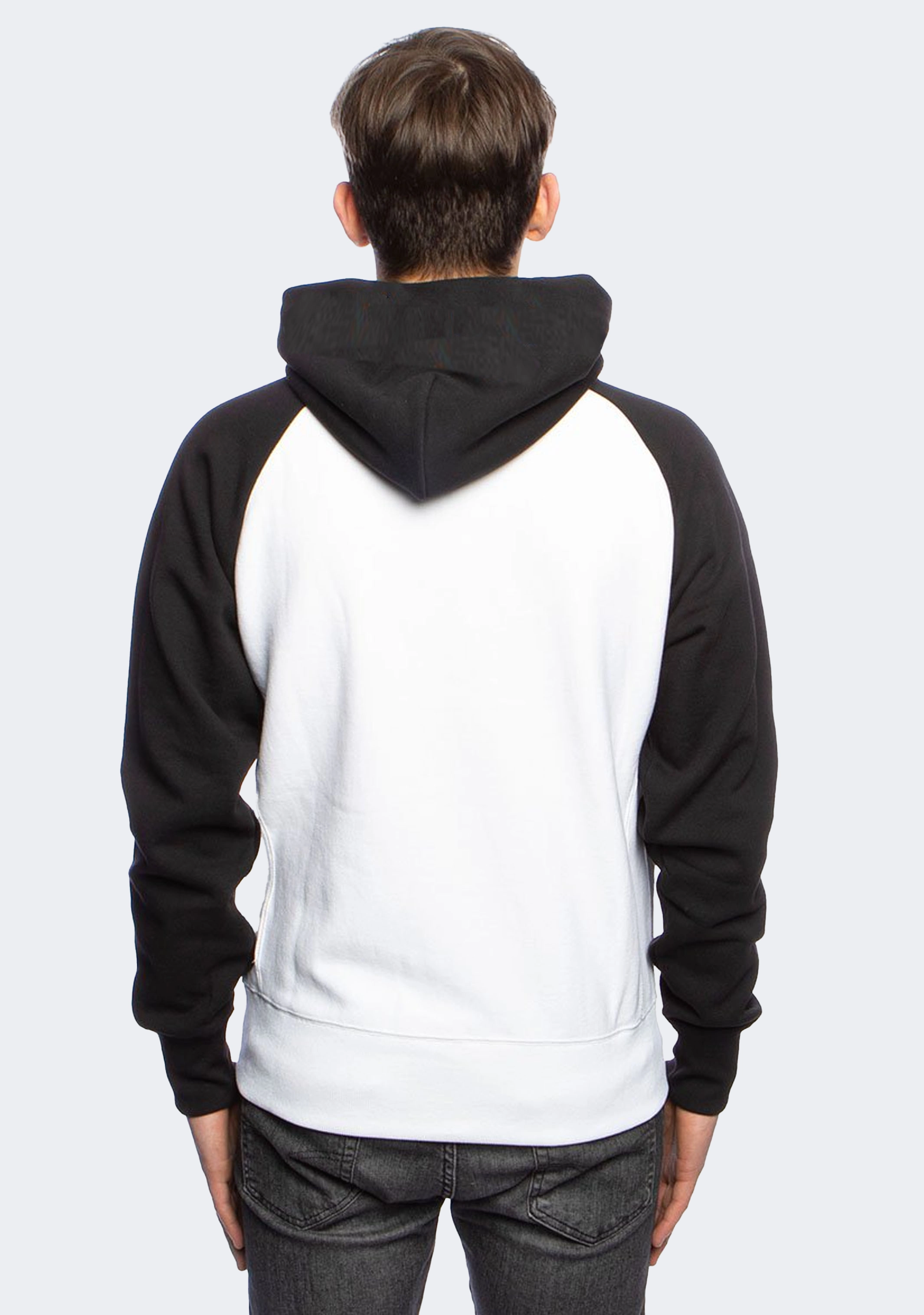 Champion Mens Lightweight Terry Colour Block Hoodie