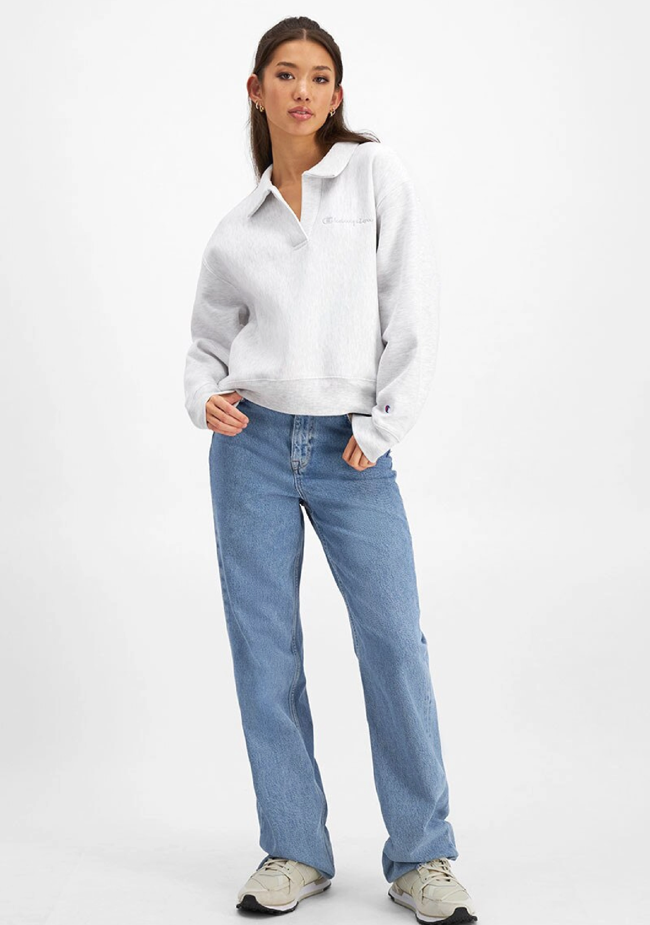 Champion Women's Reverse Weave Collared Crew