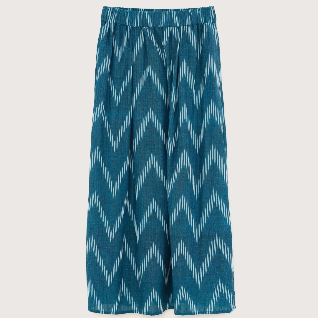 Chiara Long Skirt (Prussian)
