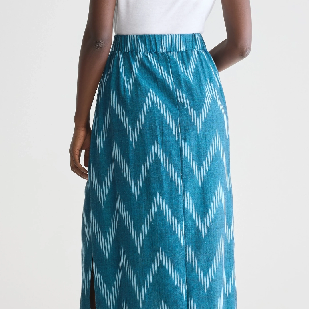 Chiara Long Skirt (Prussian)