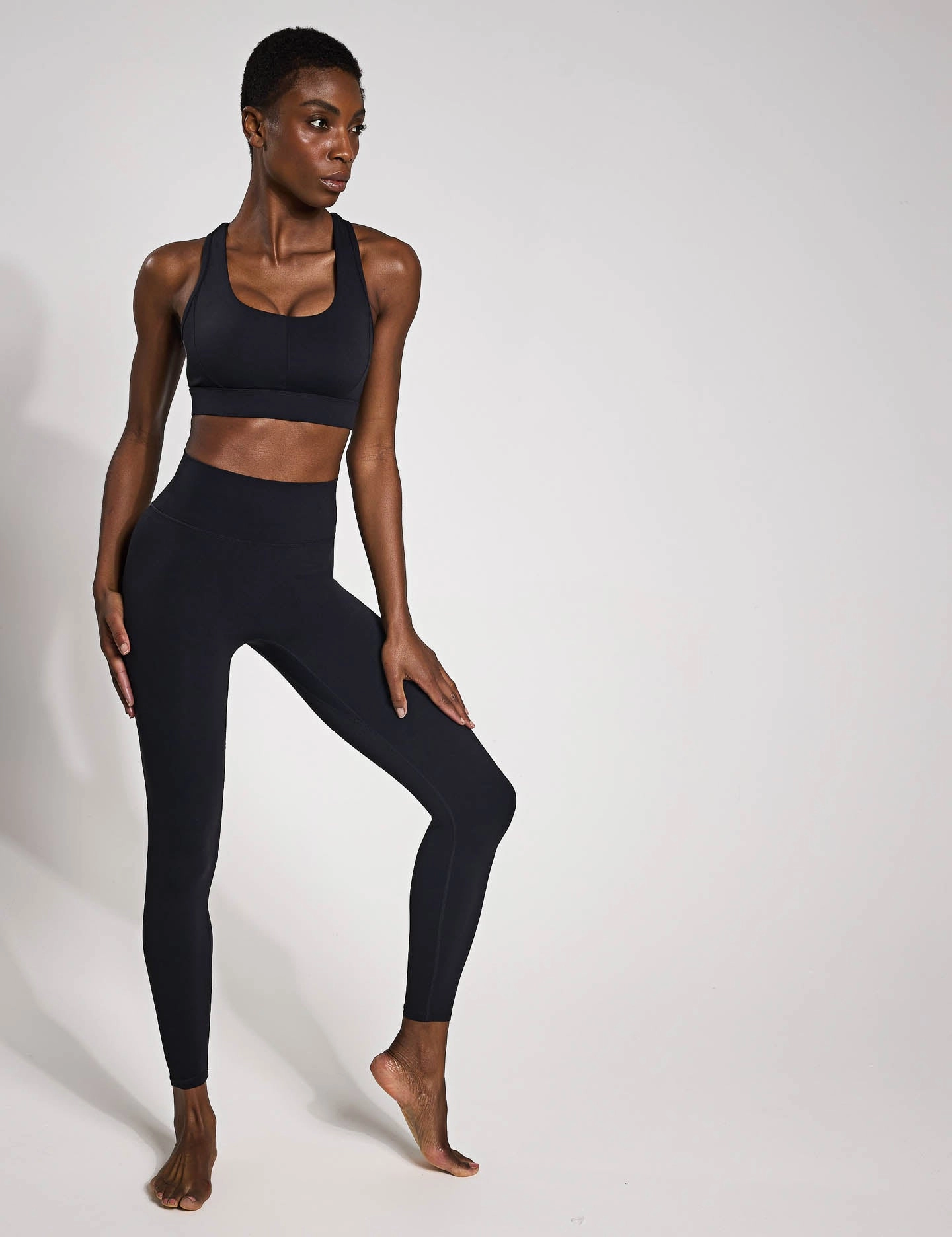 Chloe Cloud-Core Legging - Black