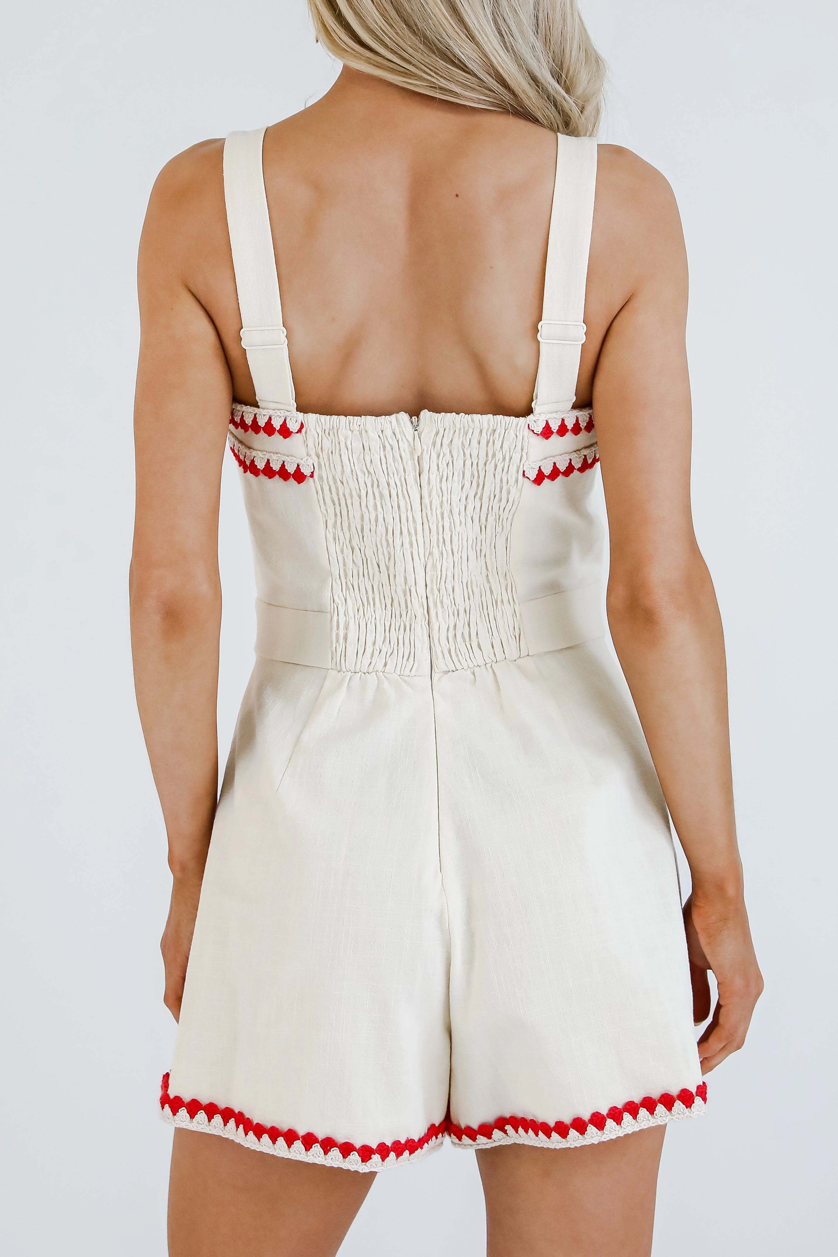 Clear Skies Ahead Ivory Romper