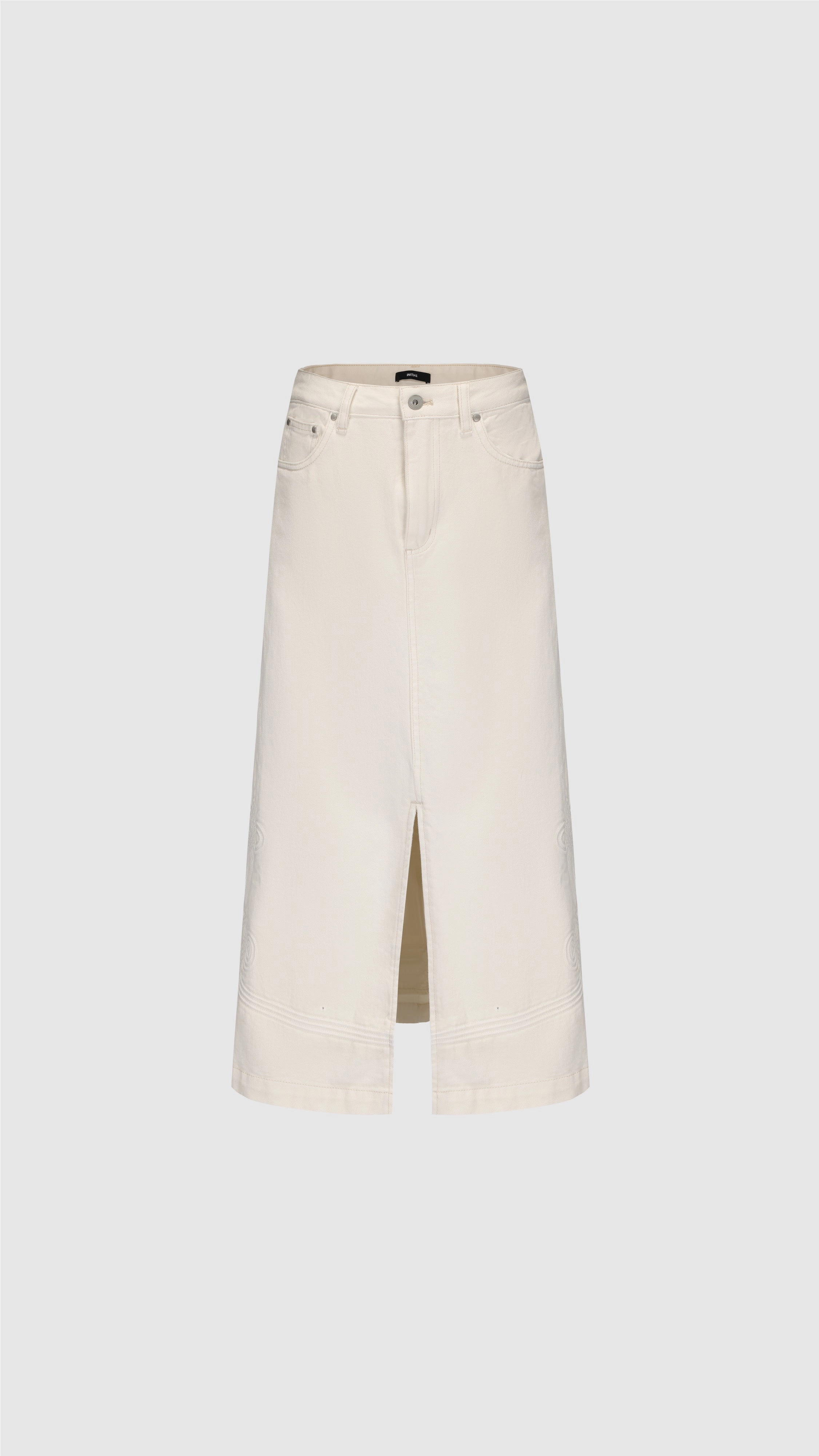 Corded Braiding Pencil Skirt