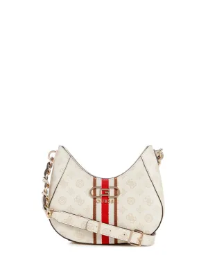 Cream Logo Nelka Crossbody Bag