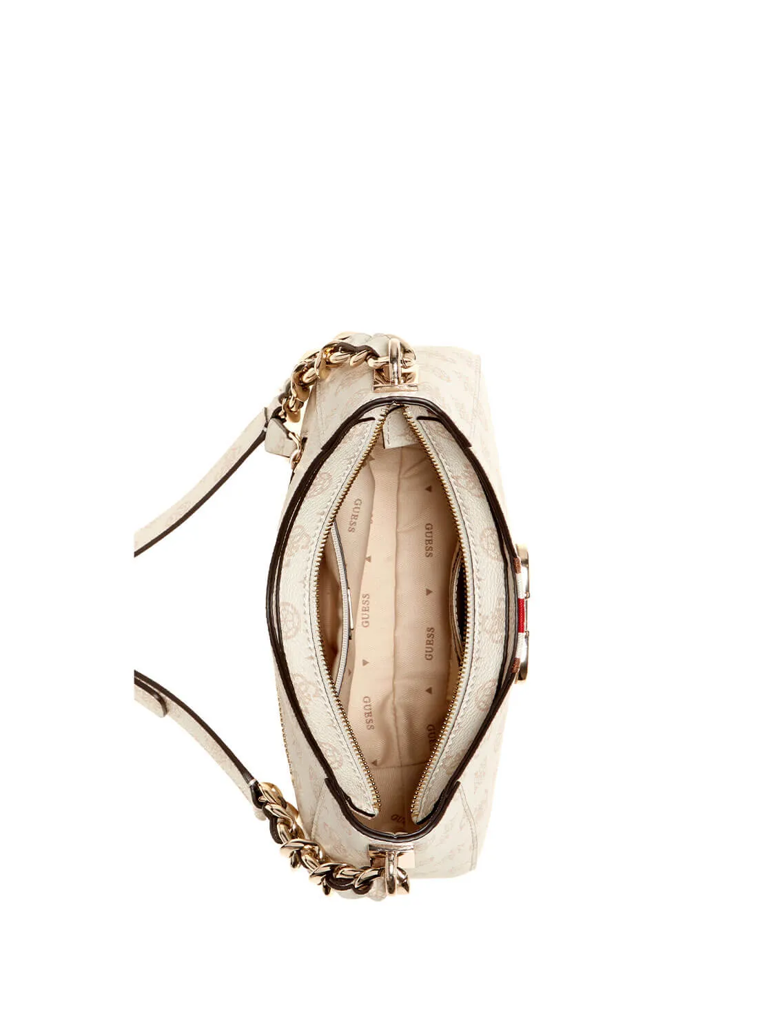 Cream Logo Nelka Crossbody Bag