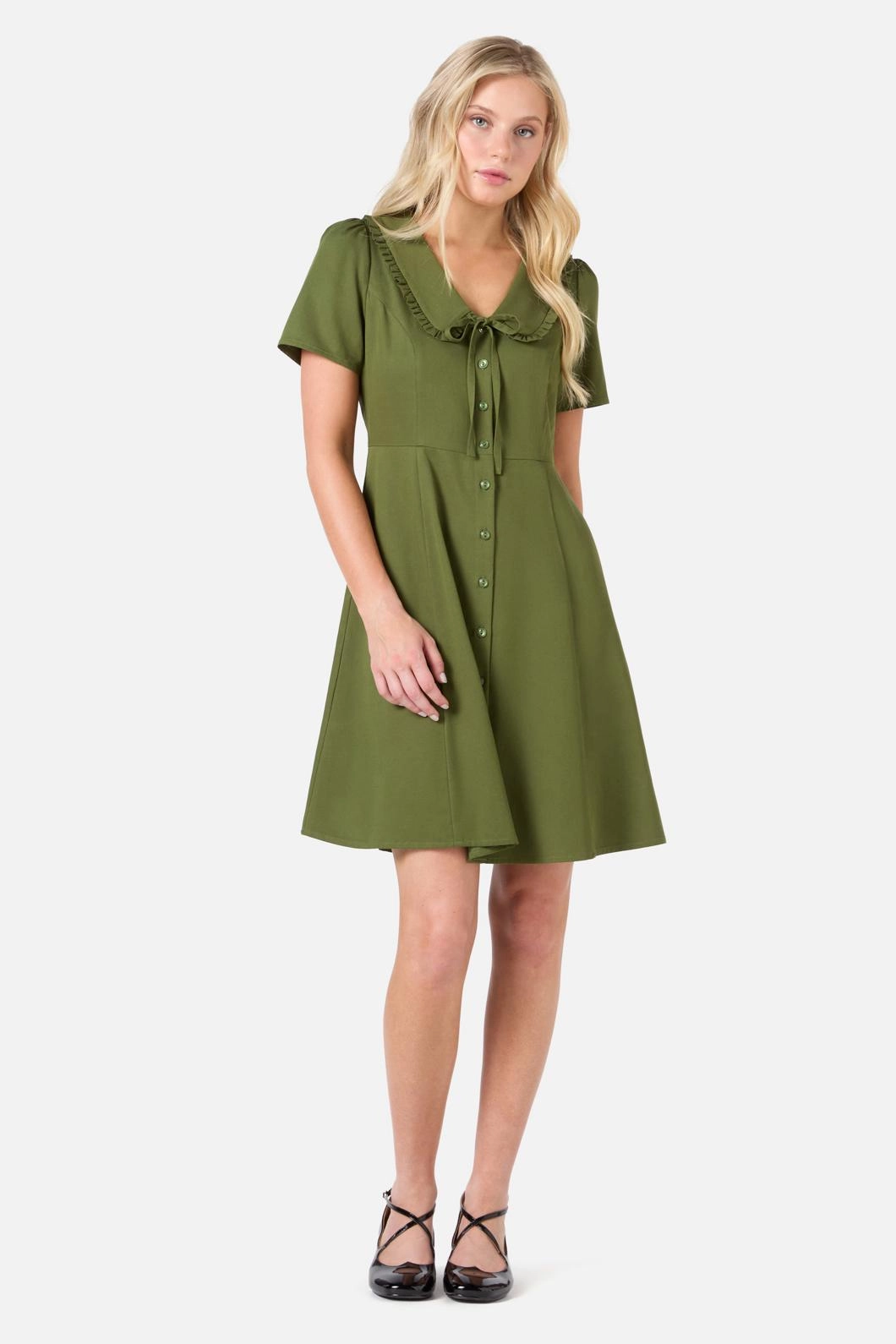 Dorothy Collared Mini Dress