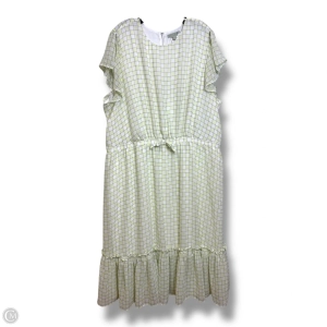 Dress Casual Midi By Clothes Mentor In Checkered Pattern, Size: 3x