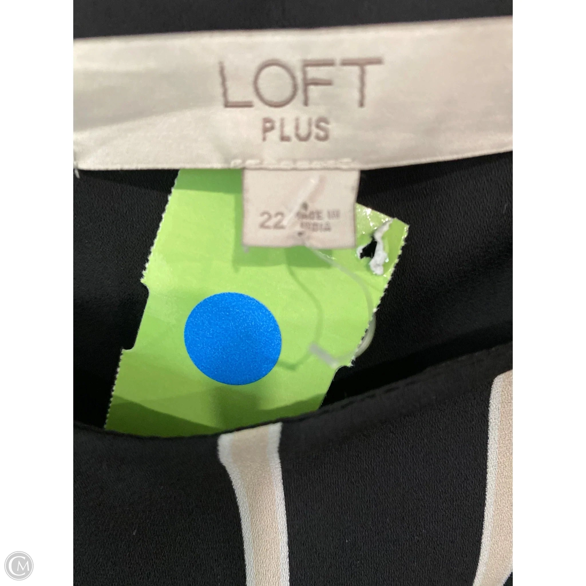 Dress Casual Midi By Loft In Black, Size: 3x