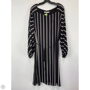 Dress Casual Midi By Loft In Black, Size: 3x