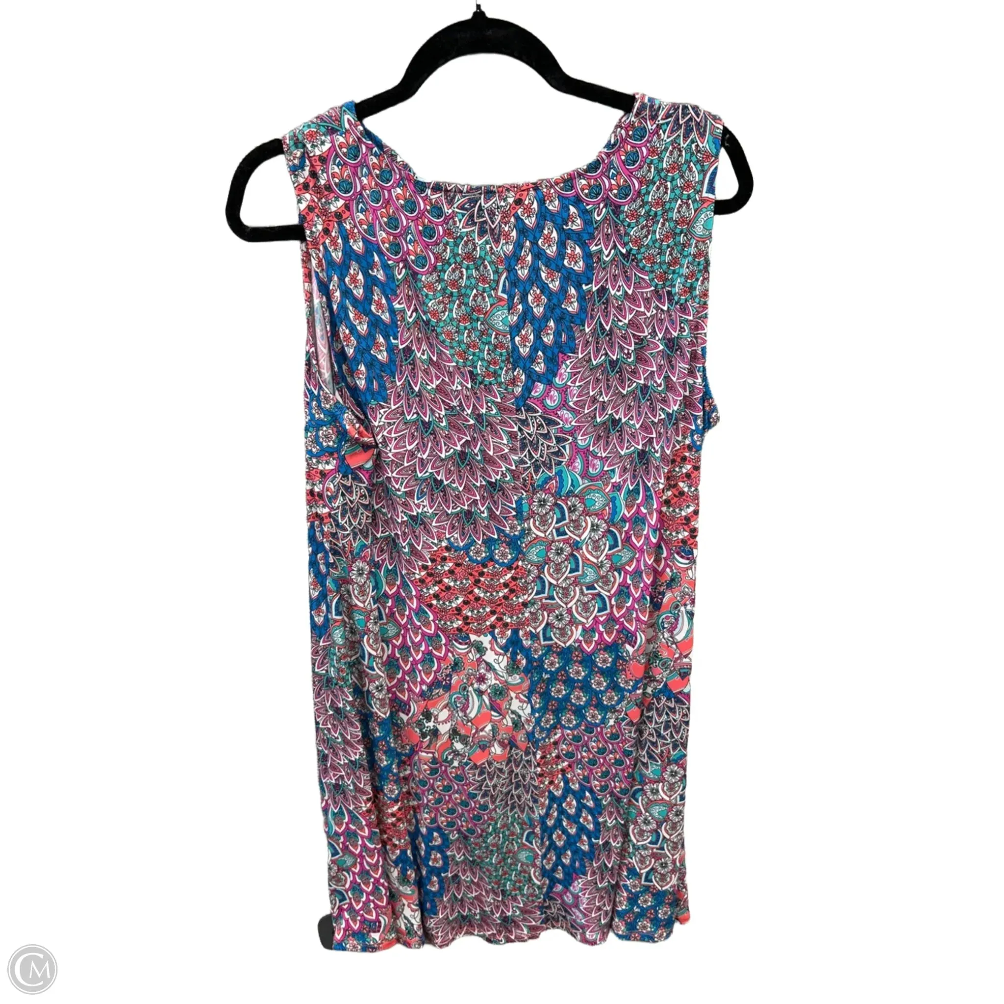 Dress Casual Midi By Msk In Floral Print, Size: Xl