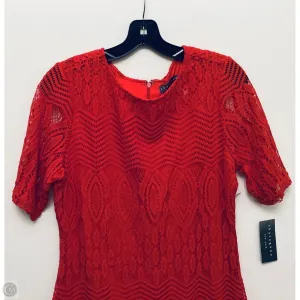 Dress Casual Midi By Sharagano In Red, Size: L