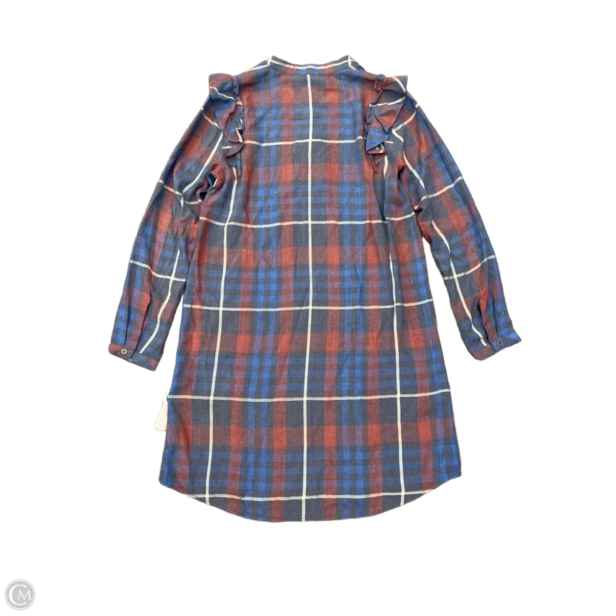 Dress Casual Short By Cloth & Stone In Plaid Pattern, Size: S
