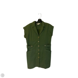 Dress Casual Short By Loft In Green, Size: 14