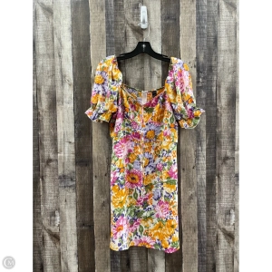 Dress Casual Short By Shein In Floral Print, Size: M
