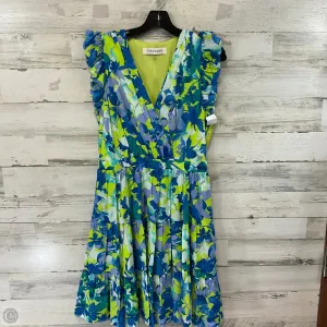 Dress Casual Short By Taylor In Blue & Green, Size: M