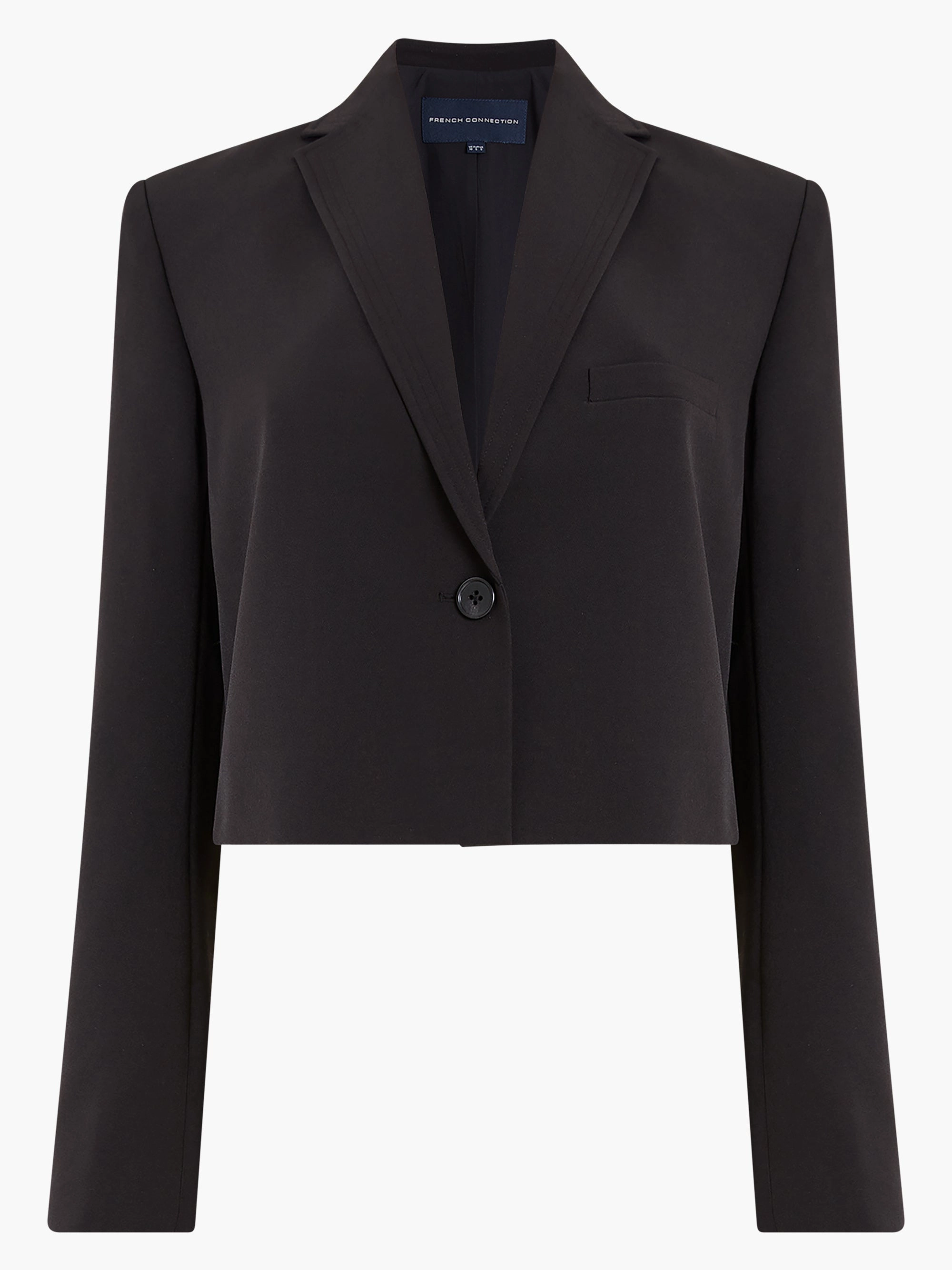 Echo Crepe Cropped Blazer
