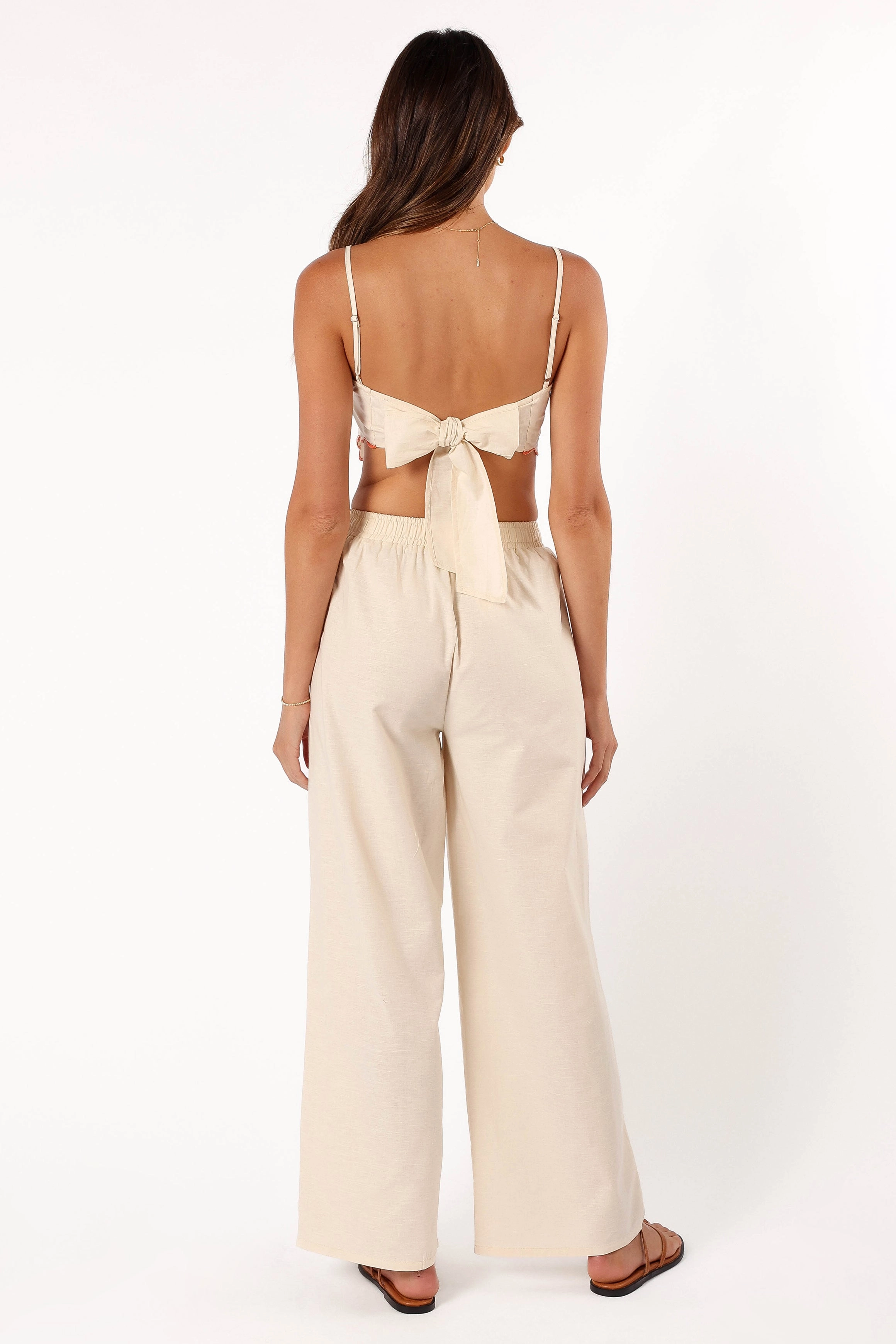 Elizabeth Pant Set - Light Taupe