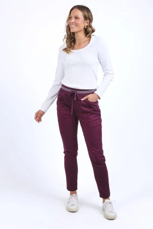 Elm Margo Jogger Merlot