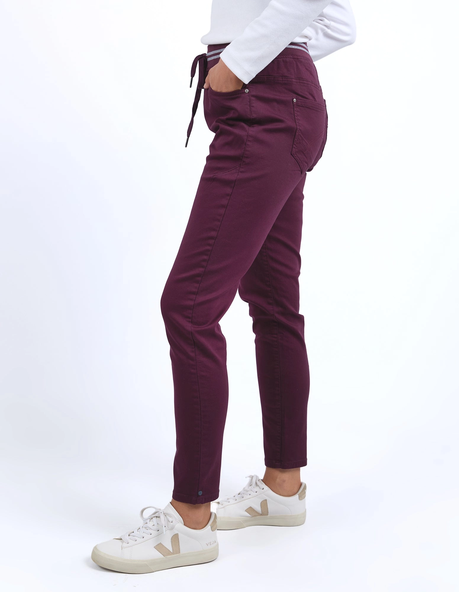 Elm Margo Jogger Merlot