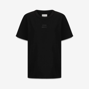 Feels Right Logo - Women's Tee / Soft Black