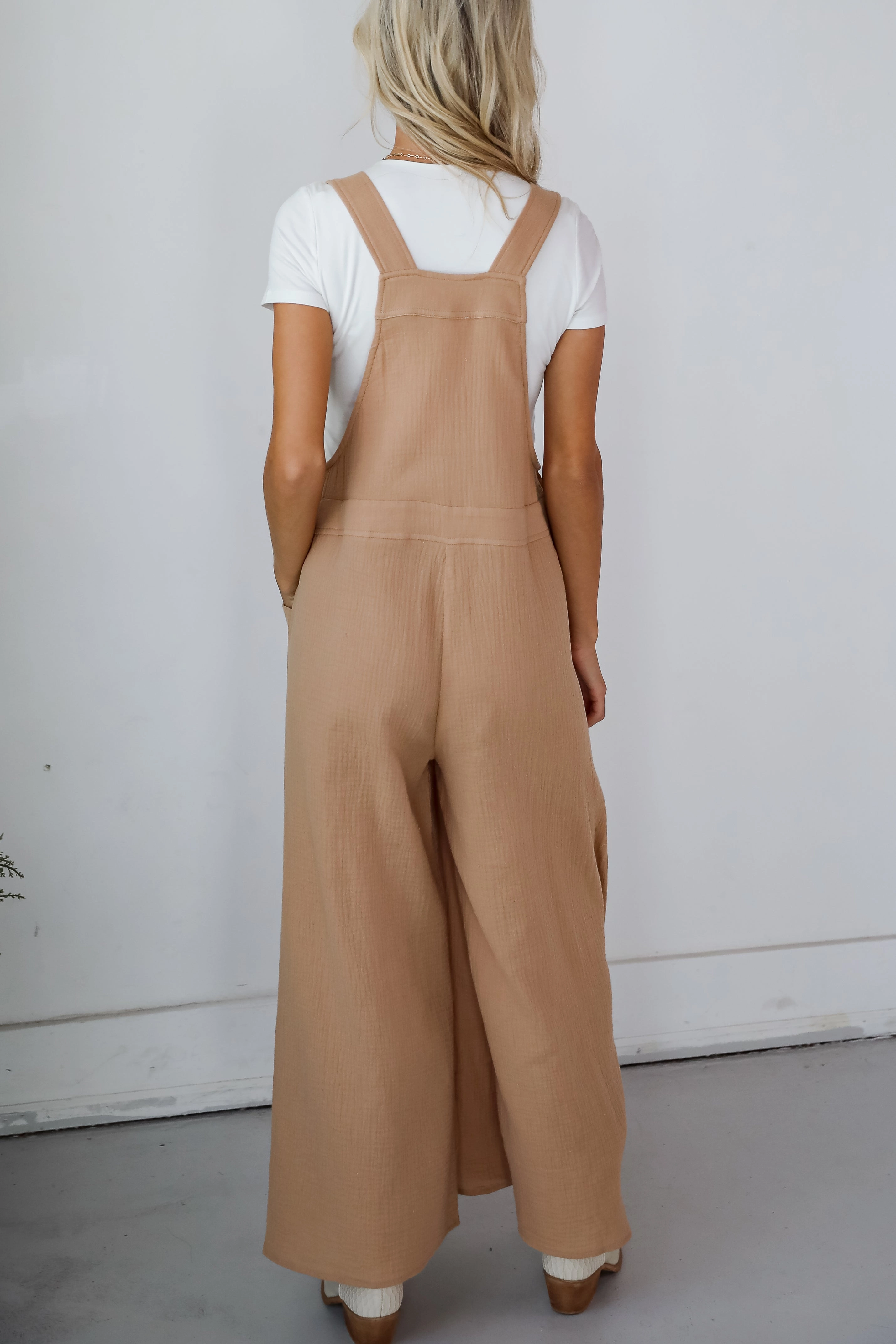 FINAL SALE - Notable Charisma Taupe Linen Overalls