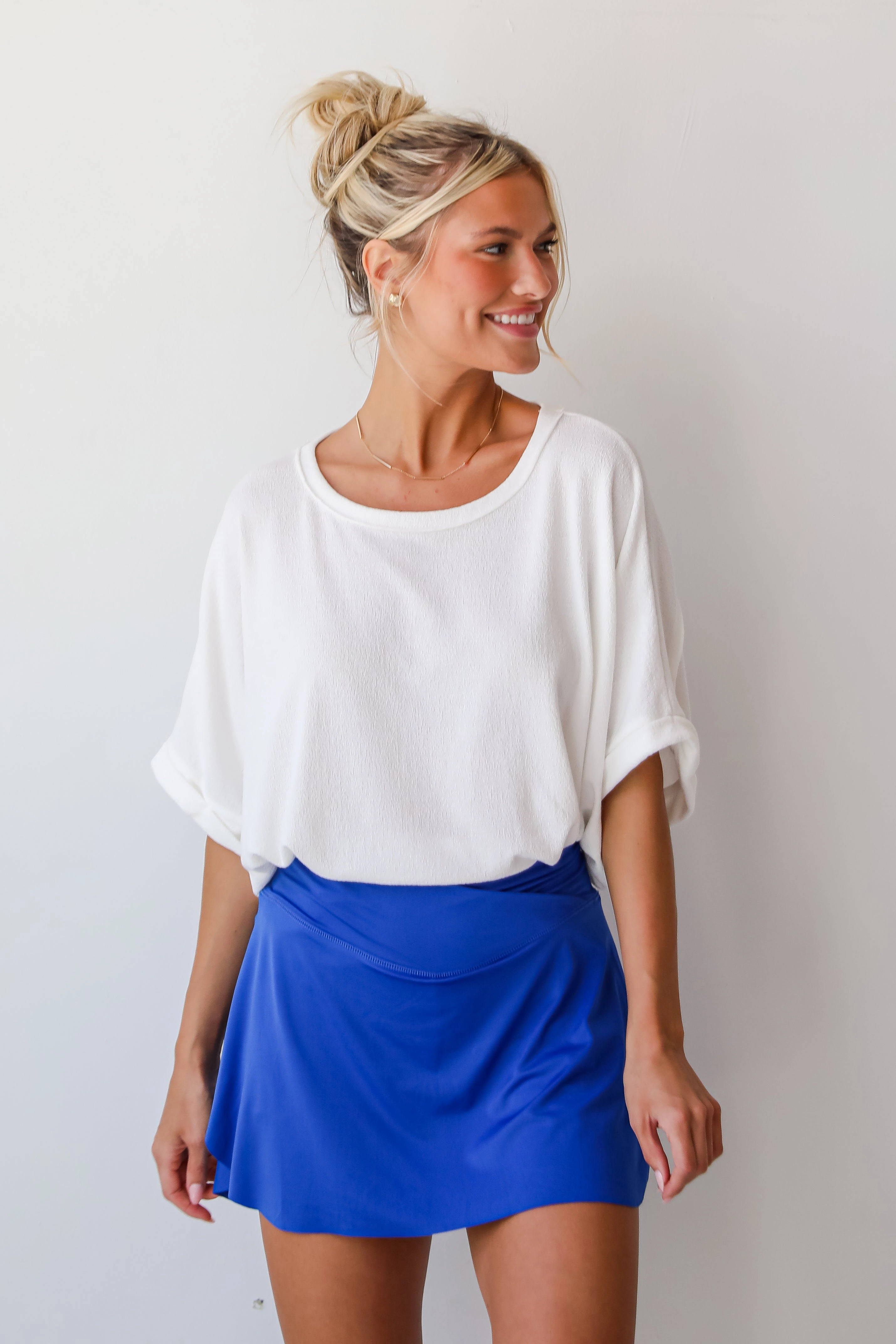 FINAL SALE - On The Rise Crossover Athletic Skort - DU DEAL