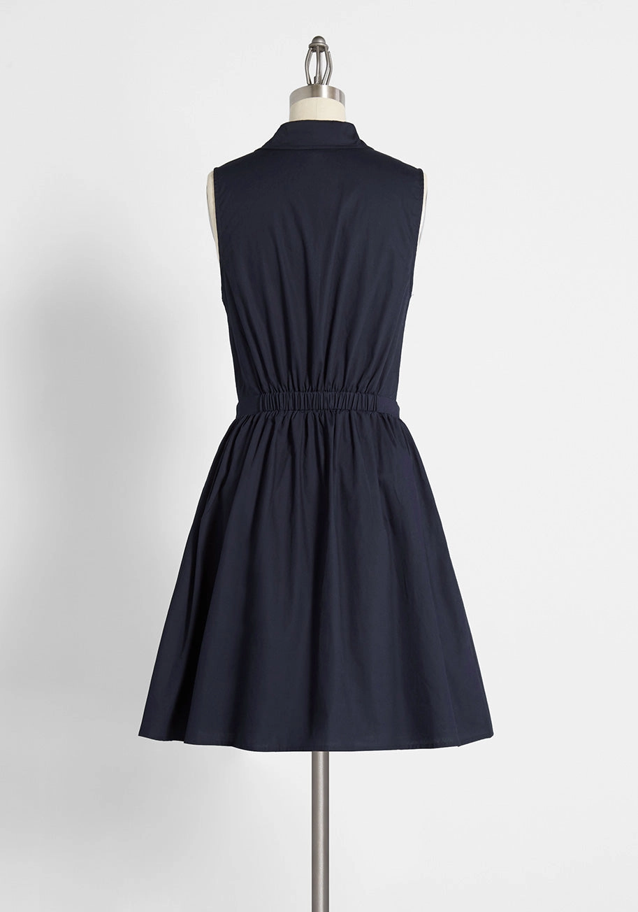 Flocking For The Festivities Shirt Dress