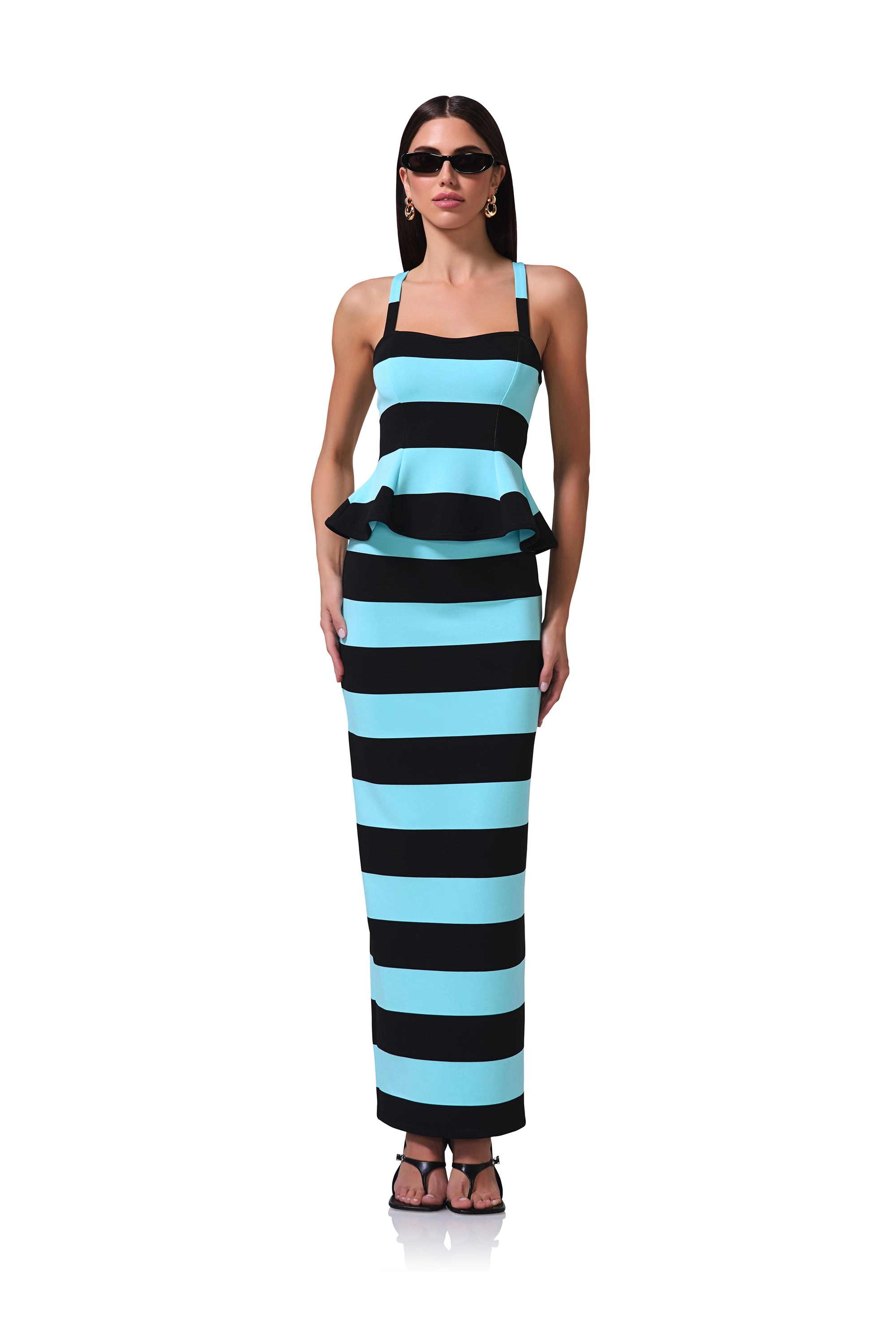 Franny Skirt - Resort Stripe