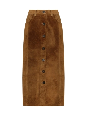 Golden Goose Deluxe Brand Buttoned Pencil Skirt