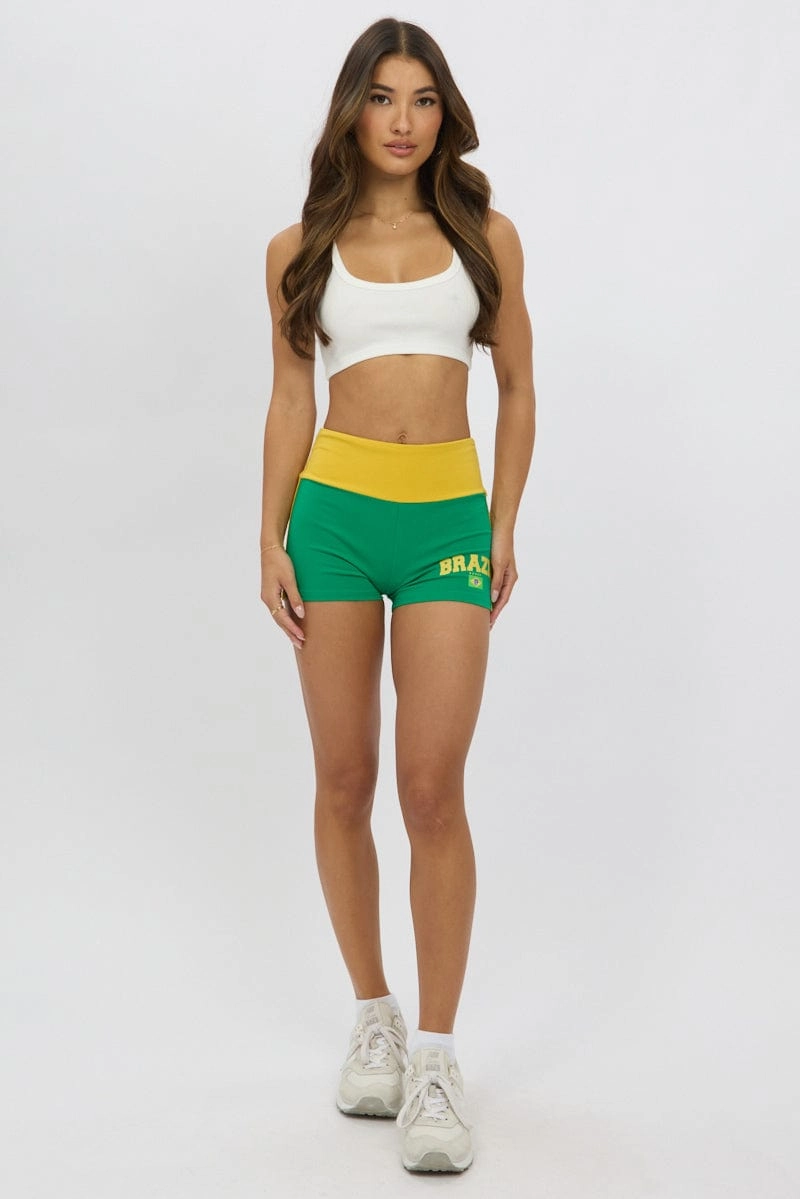 Green Booty Shorts