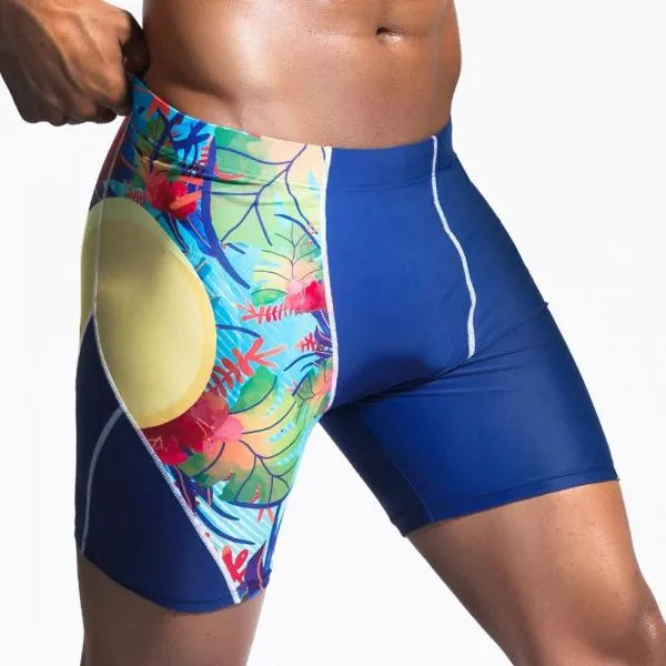 High Rise Swimming Boxer Surfing Board Shorts Beachwear